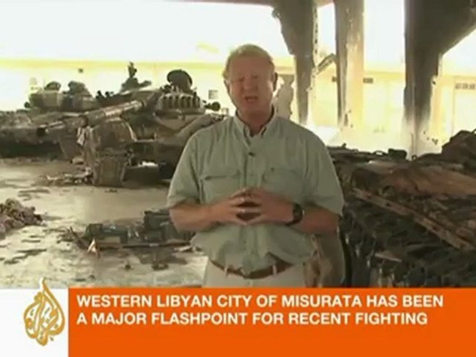 Al Jazeera looks at the remains after the battl...
