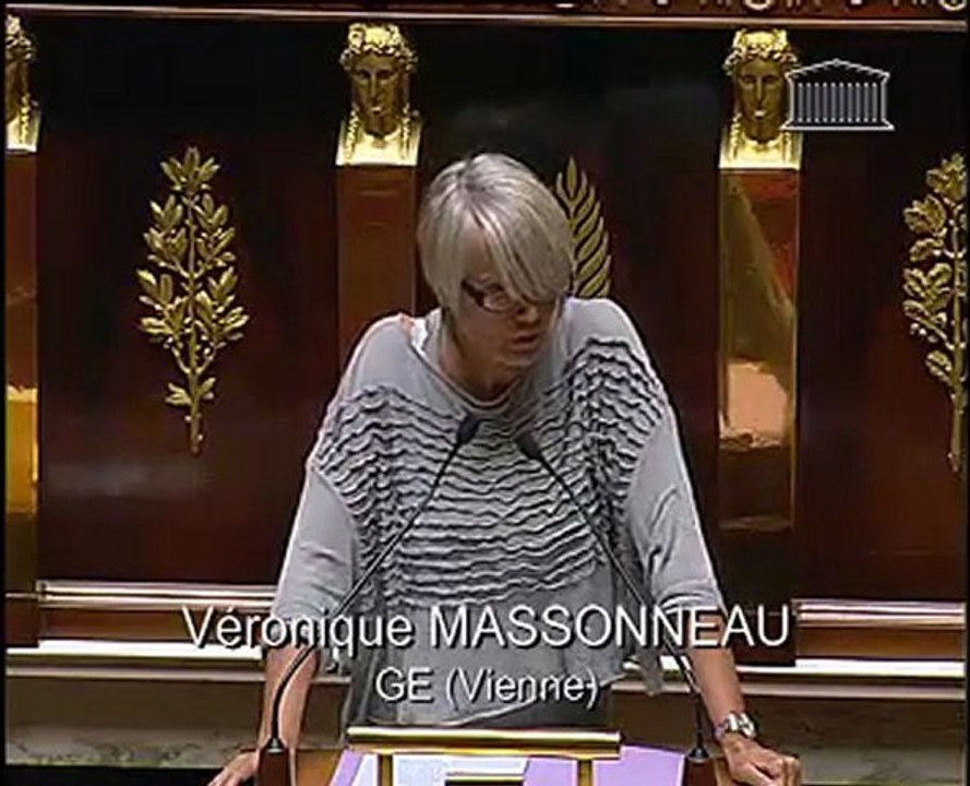 Véronique Massonneau - Discussion générale - Projet de loi Harcèlement sexuel - 24/07/2012
