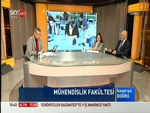 19.07.2012 SKY TÜRK 360 KONUK: ATILIM ÜNİVERSİTESİ MÜHENDİSLİK FAK.DEKAN YARD.PROF.DR.ALİ YAZICI, DOÇ.DR.ŞENİZ ÖZALP YAMAN	BAŞARIYA DOĞRU