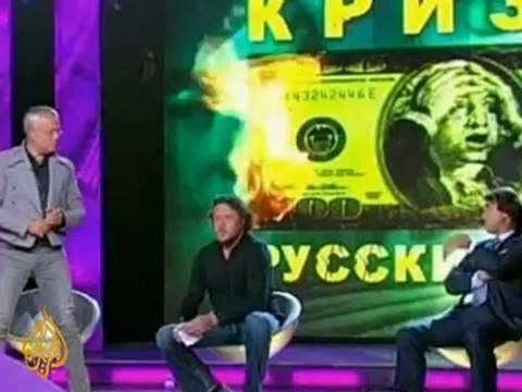 Russian oligarch brawls during debate