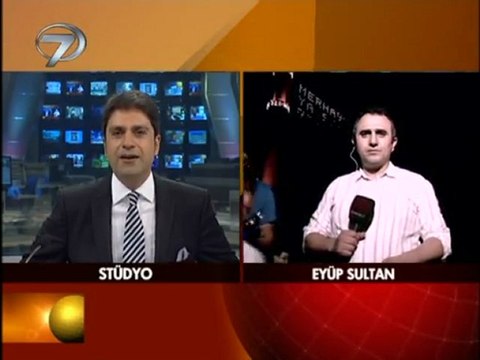24 Temmuz 2012 Adnan GAYHAN Eyüpsultanda iftar vakti canlı bağlantı