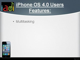 iPhone OS 4.0 Features