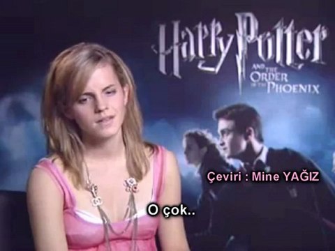 Emma Watson - Zümrüdüanka Yoldaşlığı Röportajı (2005)- Altyazılı 2