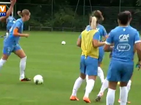 JO de Londres 2012 : l'équipe de France de football féminin face aux Etats-Unis