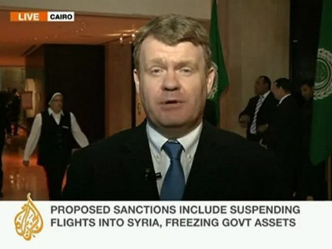 Alan Fisher on Arab League vote on sanctions against Syria