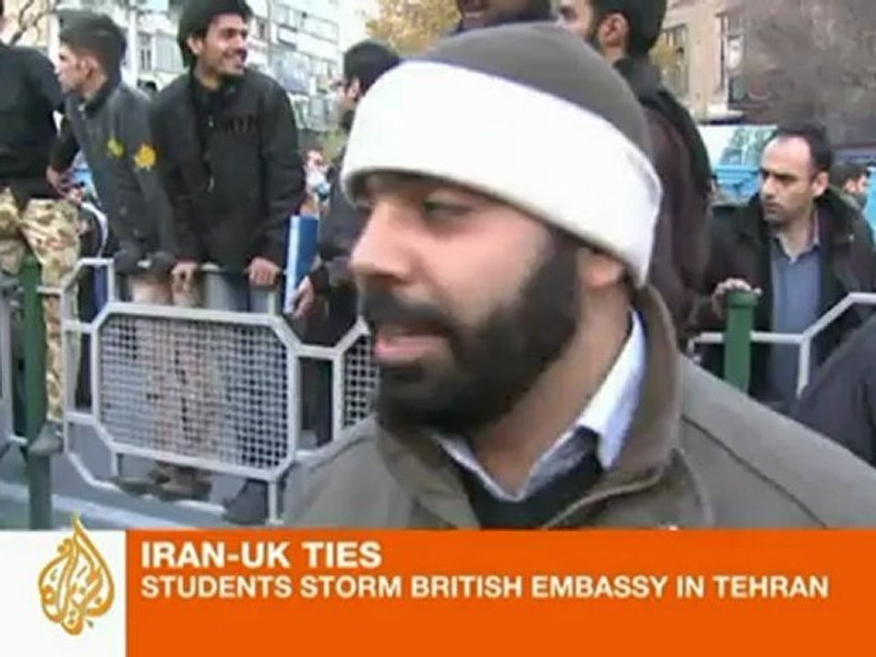 Iranian students storm British embassy in Tehran