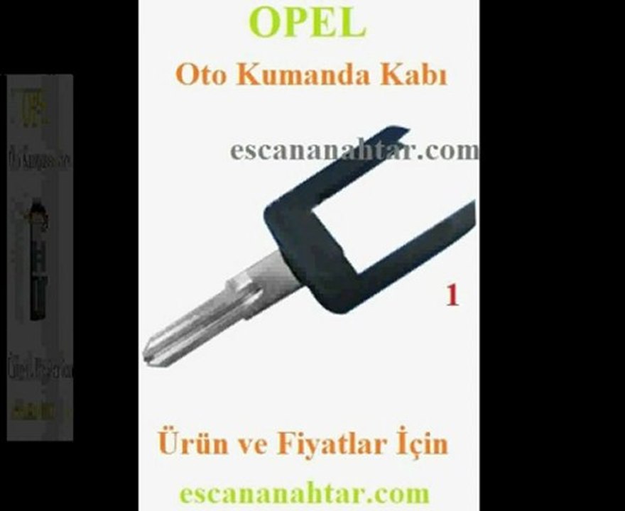 Opel Kombo Corsa Kumanda Kabı Escan Anahtar da