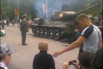 Tankın devrilme anı