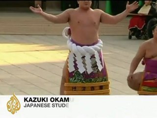 Sumo wrestling tumbles back in form