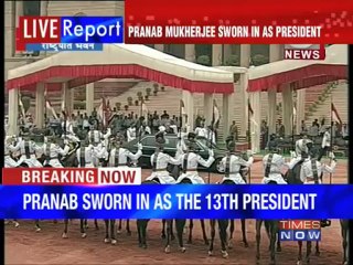 Pranab Mukherjee sworn in as President