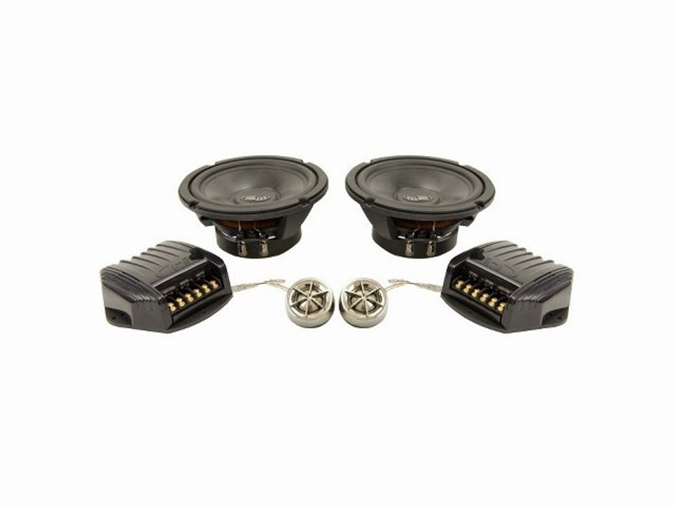 Kit éclaté 2 voies 350W - 2 x Ø 165mm - 2 x Ø 48mm : Boschmann