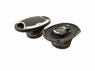 2 Haut-parleurs 3 voies coax. carb. Ø 160x230mm : 500W : Boschmann