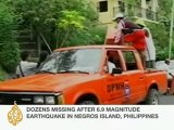 Dozens feared dead in Philippines quake