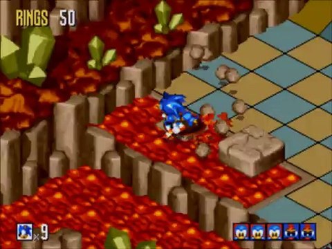 Let's Play Sonic 3D Blast #5 Volcano Valley