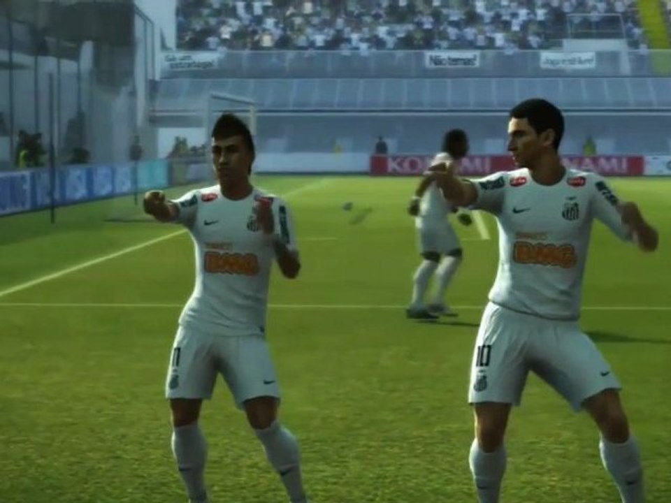 Quand Neymar danse sur "Ai se eu te pego"... dans PES !
