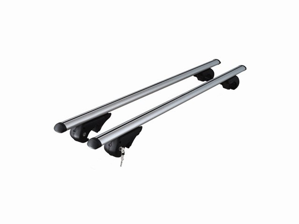 Barres de toit alu pour Véhicules Break 120cm avec serrure : Driver