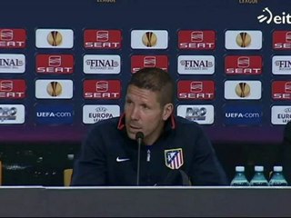Europa League: Simeone, partido intenso