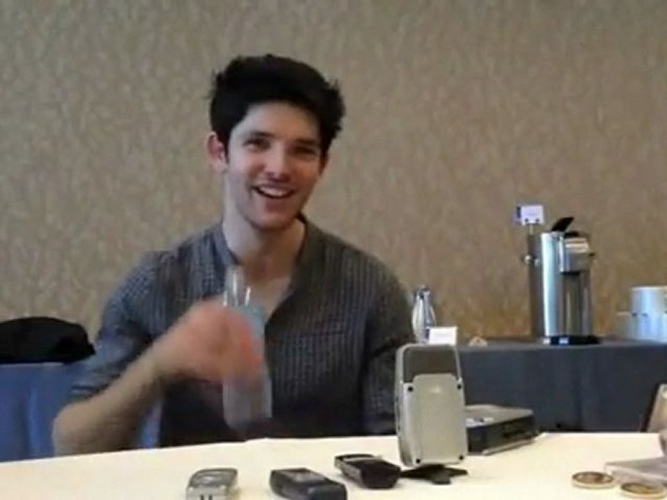 SPOILERS - Colin morgan at Comic con San Diego 2012 - ThreeIfBySpace ( VOST )