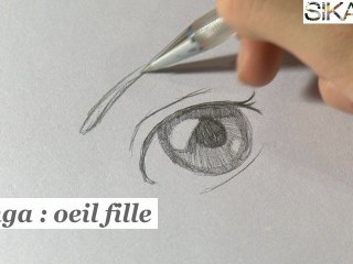 Manga : Comment dessiner un oeil de fille ? - HD