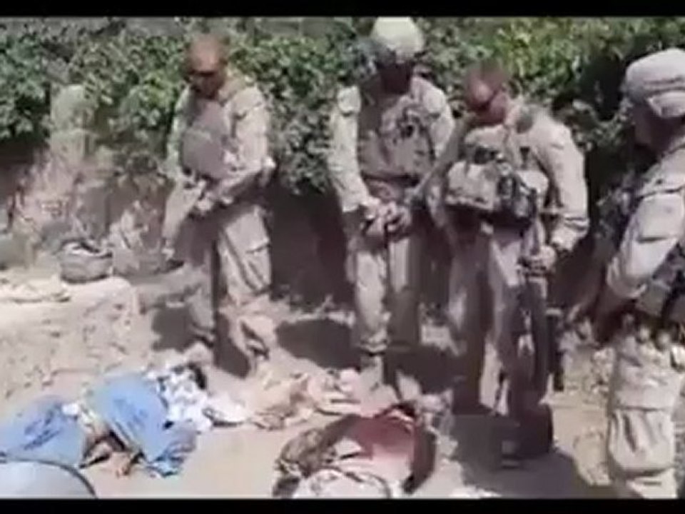 Marines Urinating On Dead Taliban