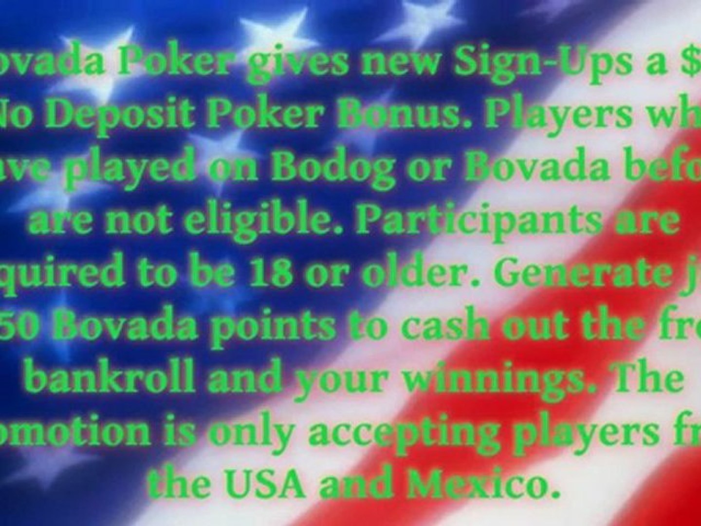 Bovada Poker Bonus No Deposit for US Players Reviewed