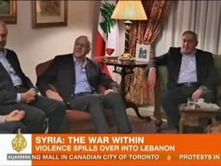 Syria violence spills into Lebanon