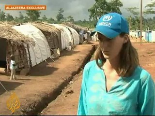 Ivory Coast families waiting to go home