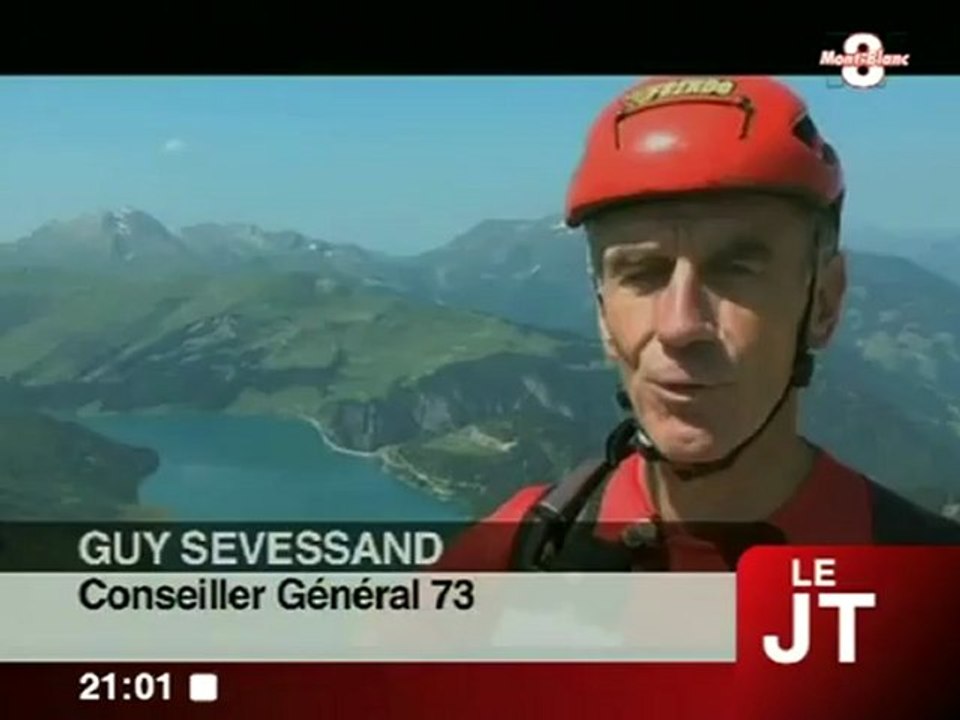 Le barrage de Roselend de nouveau navigable (Beaufortain)
