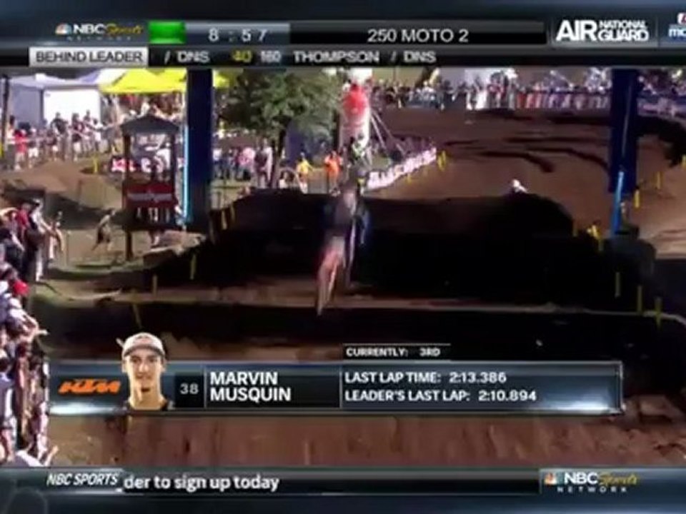 2012 AMA Motocross 250 Rd 8 Washougal Moto 2