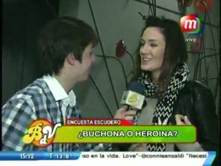 Paula nota en BDV 1 (responde a una encuesta) - 25 de Julio