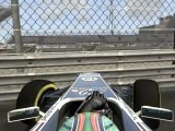 F1 2011 - GP de Monaco - EL1 crash