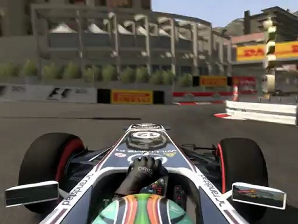 F1 2011 - GP de Monaco - Kier vs Alguersuari en onboard