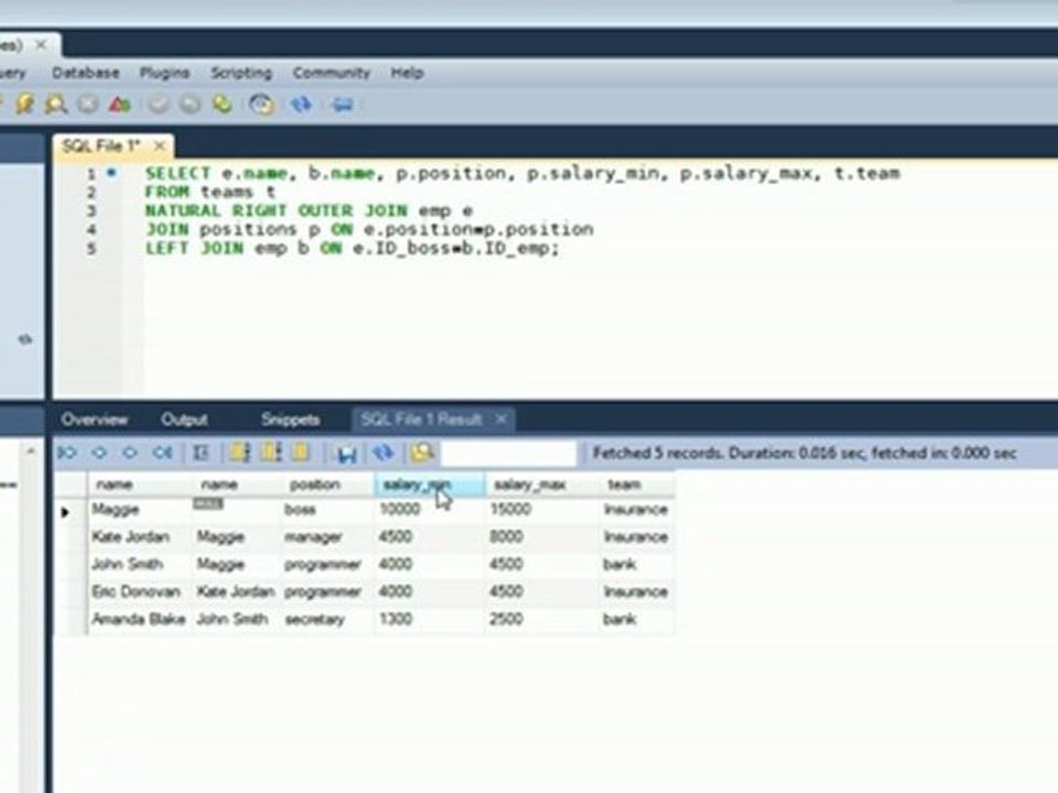 How to join 3 or more tables in SQL video Dailymotion
