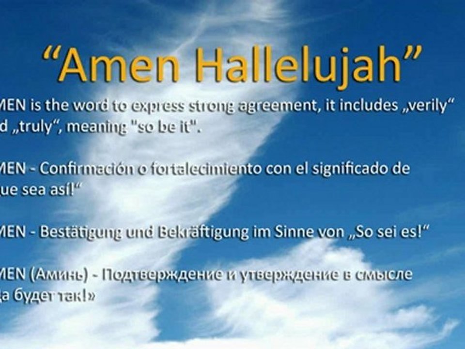AMEN HALLELUJAH by GODAFRID
