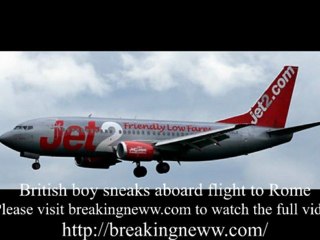 British boy sneaks onto Rome flight without passport