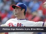 Hamels, Phillies Agree on $144M Deal