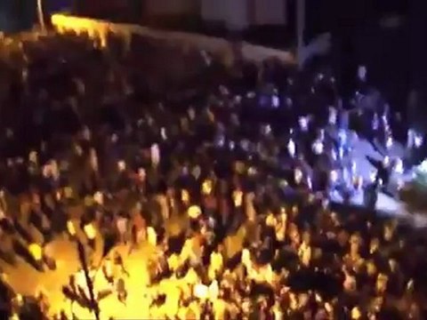 Syria فري برس حلب الحمدانية وصول مظاهرة جامع الرضوان إلى الساحة 25 7 2012 Aleppo