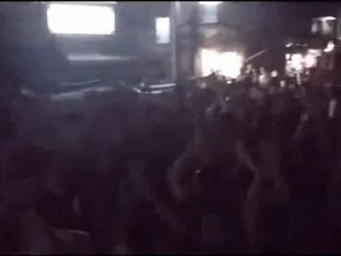 Syria فري برس حلب الشعار حاشدة احتفالاً بتحرير الحي بمشاركة الجيش الحر 25 7 2012 Aleppo