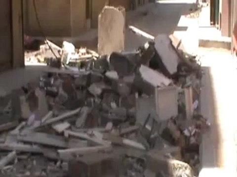 Syria فري برس دير الزور آثار القصف العشوائي على المدينة 25 7 2012 ج4 Deirezzor