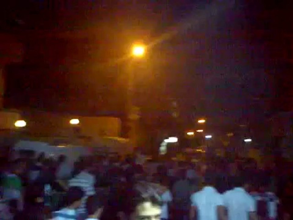 Syria فري برس حلب سيف الدولة  مظاهرة مسائية 25 7 2012 Aleppo