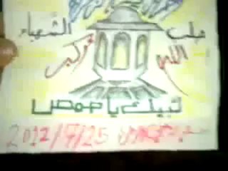 Syria فري برس حلب حي الزهراء جامع كعب بن مالك حر حر حرية  25 7 2012 Aleppo