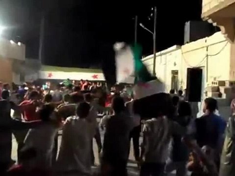 Syria فري برس ريف حلب دابق مسائية خامس ايام رمضان 24 7 2012 Aleppo