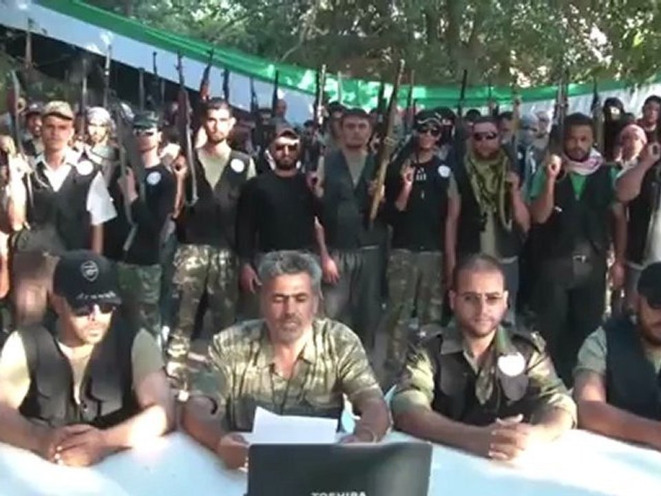 Syria فري برس  حلب تشكيل لواءاحرار منبج وجرابلس 24 7 2012 Aleppo