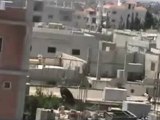 Syria فري برس  درعا قصف مدينتي الشيخ مسكين و ابطع بالطيران العمودي  24 7 2012 Daraa