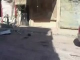 Syria فري برس درعا المحطة  اثار الدمار الذي خلفته عصابات الاسد 24 7 2012 ج3 Daraa