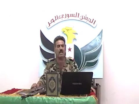 Syria فري برس حمص الحولة انشقاق العقيد الركن محمد سعد الدين ابراهيم 24 7 2012 Homs