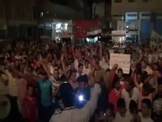 Syria فري برس  ادلب المنشد معتصم بالله عسلي انشودة سوريا ينشدها من بنش نبض الثورة23 7 2012 Idlib