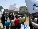 Syria فري برس درعا إنخل مظاهرة تضامنا مع كافة المدن المنكوبة 24 7 2012 Daraa