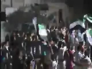 Syria فري برس حماة المحتلة طريق حلب  مسائية جنة جنة ياوطنا  2012 7 23 Hama