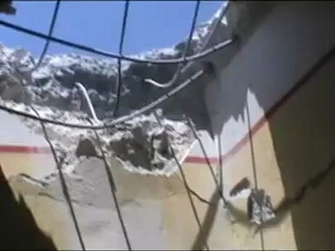 Syria فري برس درعا الحراك اثار القصف العشوائي بصواريخ والهاون 23 7 2012 ج11 Daraa